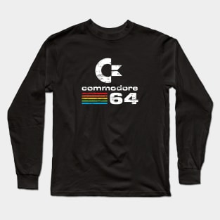 Commodore 64 Retro Logo. Long Sleeve T-Shirt